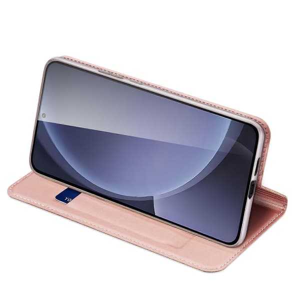 [RM] For Samsung Galaxy S25-deksel skinnfutteral med kortholder Pink