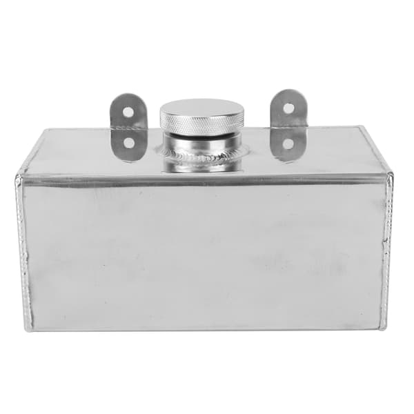 Aluminium Forrudevaskerflaske 2L Poleret Intercooler Spraytank Universelle Bildeler