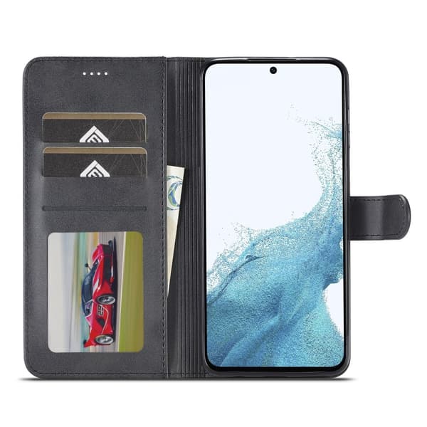 [RM]LC.IMEEKE Samsung Galaxy A34 5G Etui Læder Sort 70