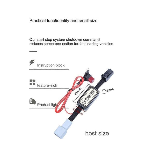 Auto Start Stop Eliminator Kompatibel med JEEP Grand Cherokee 2018-2022 Autostop Eliminator