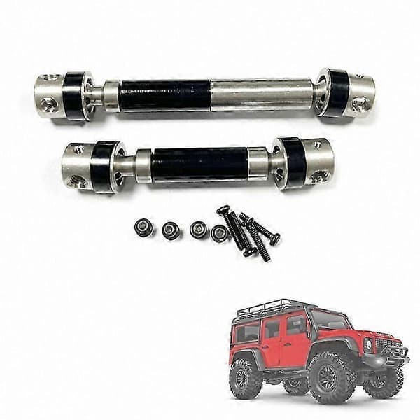 2 stk. CVD metal drivaksler til 1/18 RC Crawler opgraderingsdele tilbehør