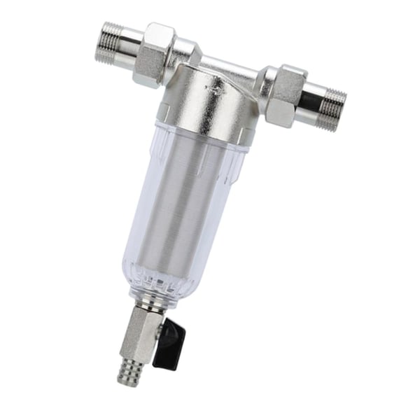 Förfilter för vattenrenare för hemmet, vattenbrunnsfiltrering, kopparkran 148mm