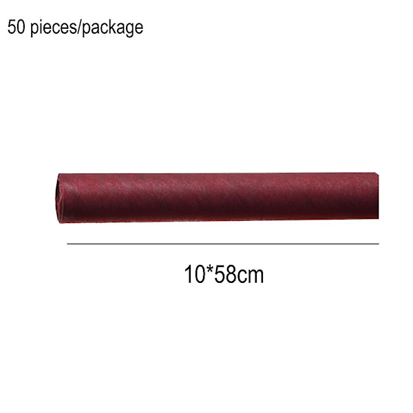 Vattentätt Blomsterbukett Omslagspapper Mjölk Bomull Omslag Presentförpackningsmaterial Rulle 58cm 10 Yard Grapefruit red
