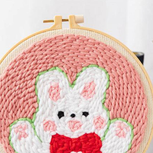 Broderinålsset Hantverksverktyg Tråd Punch Stickverktyg Kanin