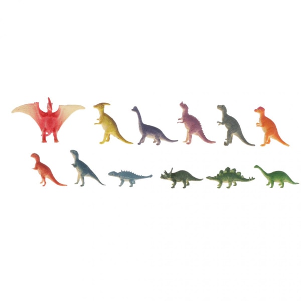 Plast Insekt Djurmodell Figurer Simuleringsleksaker Dinosaurie 12st