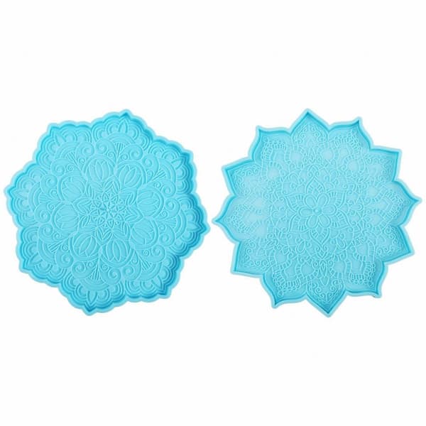 Silikone røgelsesholderform med askefanger til epoxyharpiksstøbning Blue