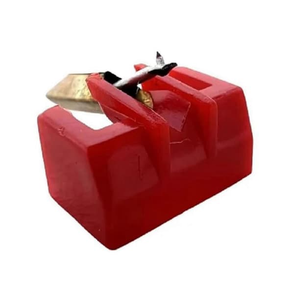 2X Erstatningsstiftnål til SANYO ST25 LENCO M100 M200 EXCEL ES70 VS80 ST40 LP Vinyl Pladespiller Red