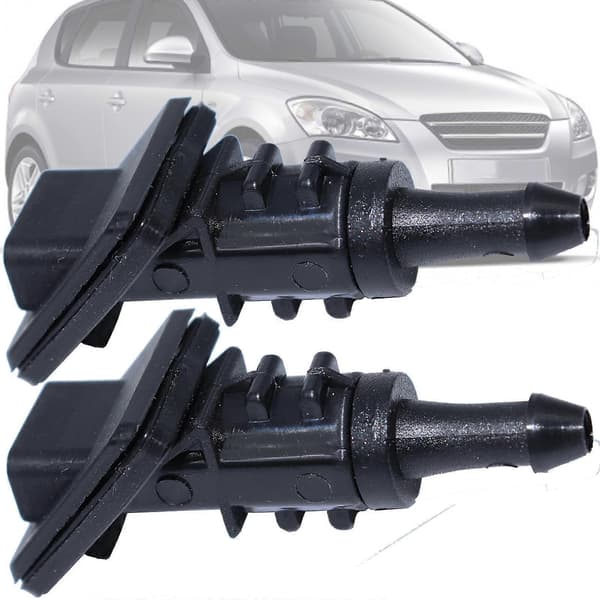 2 stk til Kia Cee'd ED Ceed Hyundai i30 Forrude Forrudevasker Vaskerdyse Vandrensning 2006 2007 2008 2009 2PCS