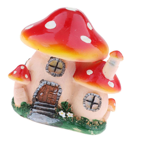 svamp fe hus staty miniatyr fe trädgård och terrarium ny 1