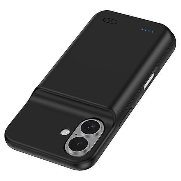 [RM]Compatible for iPhone 16 Battery Case 7000mAh Rechargeable Full Protection Soft Edge Phone Charger Case