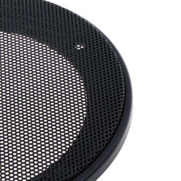4 tum Svart Dekorativt Rund Subwoofer Grillskydd Högtalare