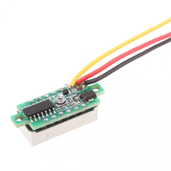 0,28 tum 3-tråds LED DC 0-100V Digital Voltmeter Digital Spänningstestare Grön