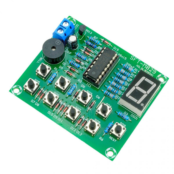 DIY CD4511 8-kanals elektronisk kit, elektronisk kompetensbedömnings tävling