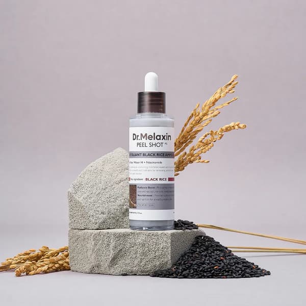 [RM][LCS] Peel Shot Black Rice Eksfolierende og Blødgørende Essens Black rice