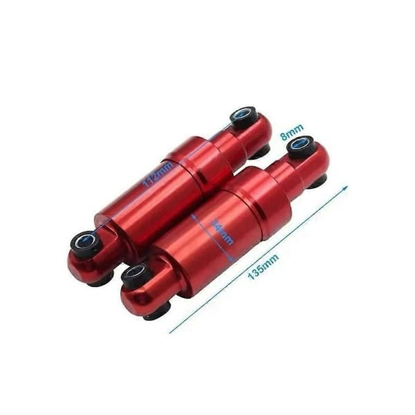 Balancecykel- og ethjuls-tilbehør, tilbehør til el-scooter, bagpå skjult til støddæmper. Red