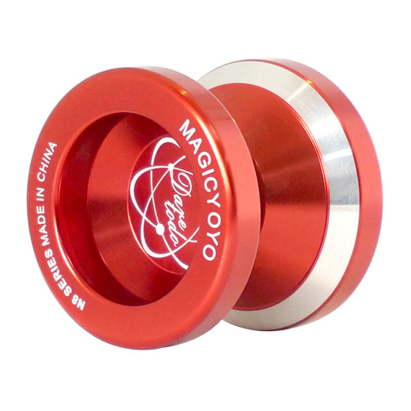 N8 Professionell Alloy YoYo Kullager Trickleksaker Röd