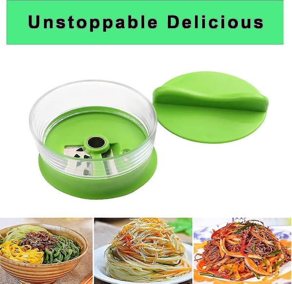 Spiral Grønnsakskutter Grønnsaksspaghetti Spiralizer Manuell Grønnsakskutter Skiver For Zucchini