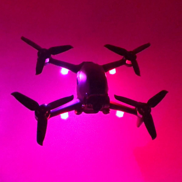 4st Universal Drönare Anti-Kollisions Nattflygning Navigationsljus Kit Förlängningsindikator för DJI FPV Drönare