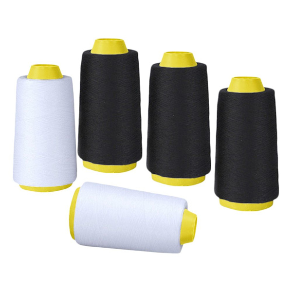 10-pack Polyester Sytråd Set För Handsömnad Maskin Svart Vit