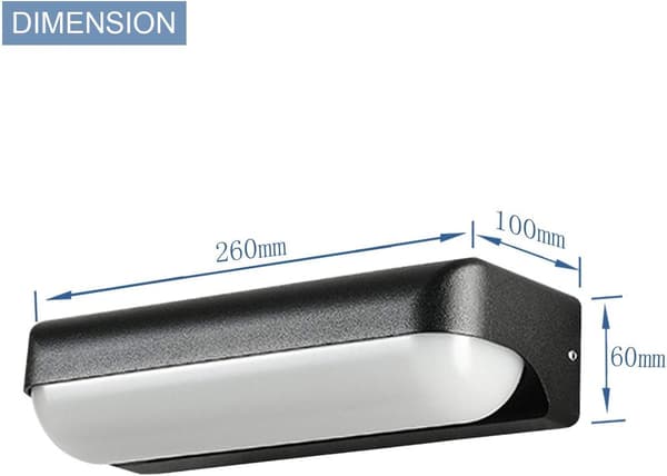 [RM]12W IP65 Moderni LED-ulkoseinävalaisin Vedenpitävä Seinä