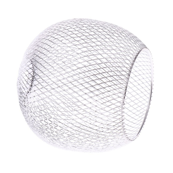 Bordslampskärm i järn, modern standardskärm, liten lampskärm, silver #1