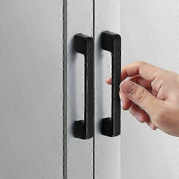 10-delt sæt møbelgreb i aluminiumslegering, 160 mm hulafstand