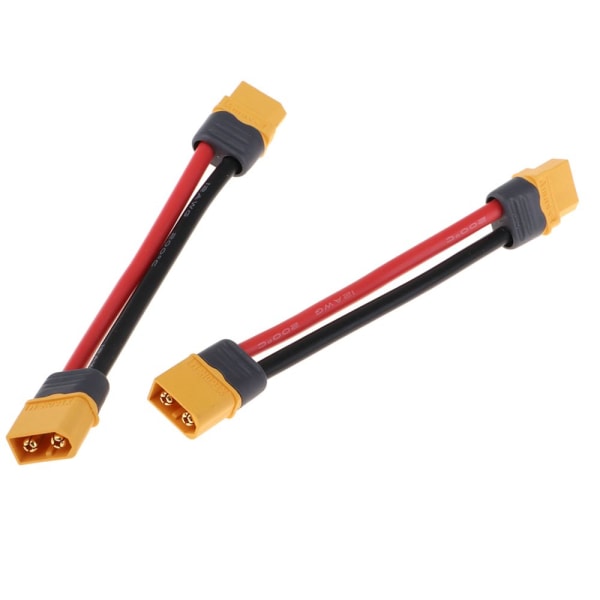 12AWG XT60 Hane till Hona Förlängningskabel för RC Batteriladdare 10cm