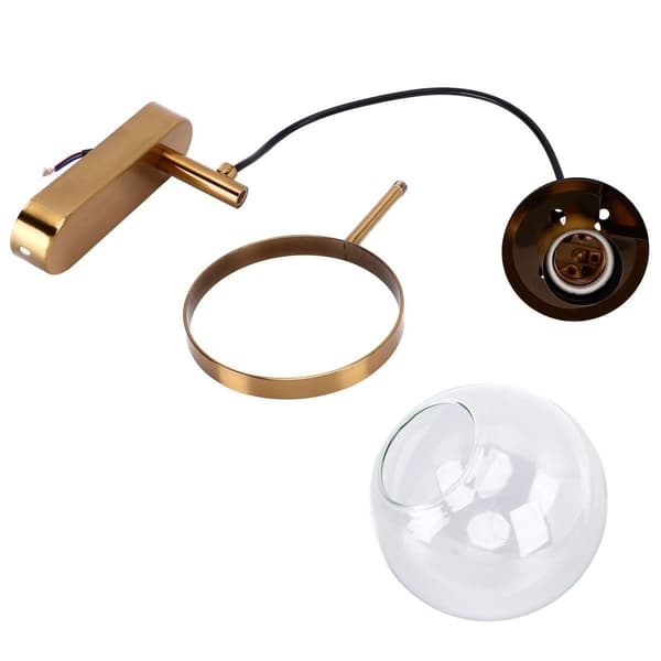 [RM]Wall lamp with blowing technique, transparent, soft lighting KLB