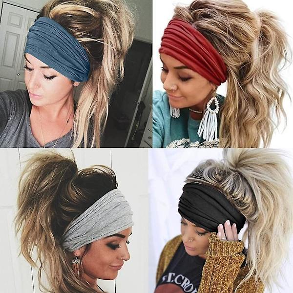 6-pack Spandex Dreadlocks Tub Unisex Stretch Dreadlocks Band Öppen Ände Elastiskt Hårskydd