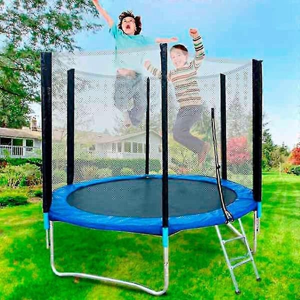 Trampolinskyddsmatta Trampolinsäkerhetsdyna Rund fjäderskyddsöverdrag Trampolintillbehör Diameter 3.05M