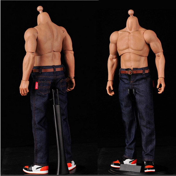 Pieces 1/6 Scale Jeans Byxor med Bälte Man Kläder för 12 Inch Action Figur  Doll 71ee | Fyndiq