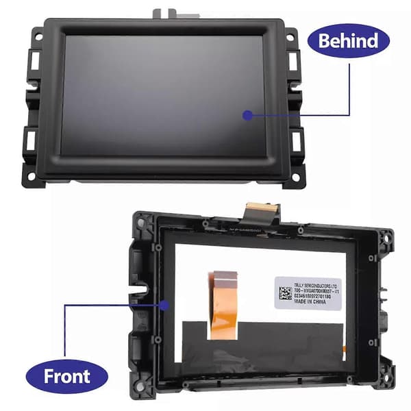 Til 2017-2020 JEEP 7 tommer LCD-skærm Touch Screen Radio Navigation Erstatning