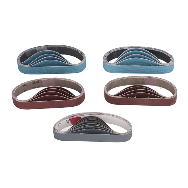 [RM]30 Pcs Knife Sharpener Sanding Belt Set 80 120 240 400 800 1000 Grit 3/4in 12in