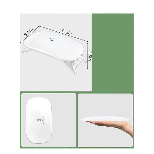 [RM]UV Lamp for Resin, Foldable UV Resin Lamp, Portable & Fast Curing Higher Power UV Lamp, Accessories for