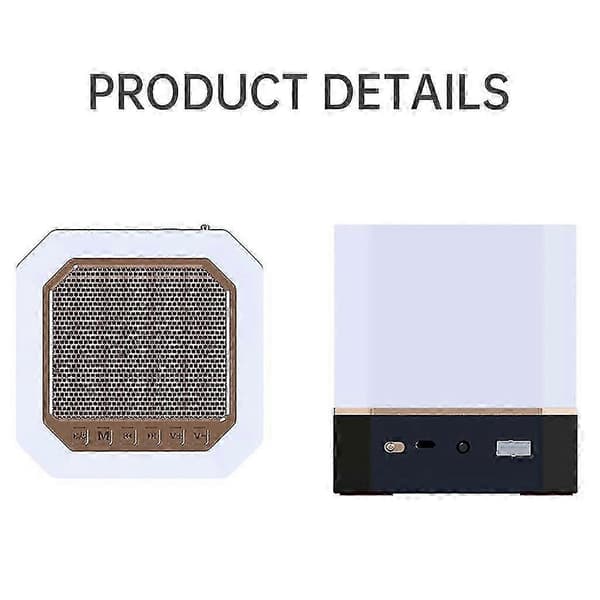 2025 Bluetooth-kompatibel Koran-høyttaler LED nattlys for smart app-kontroll Azan