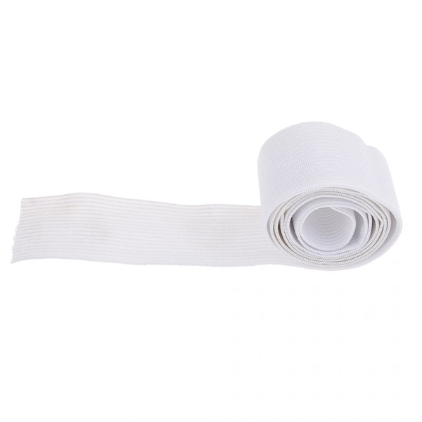 Meter 30mm Elastisk Spandex Satinband Hårband Tillbehör Vit
