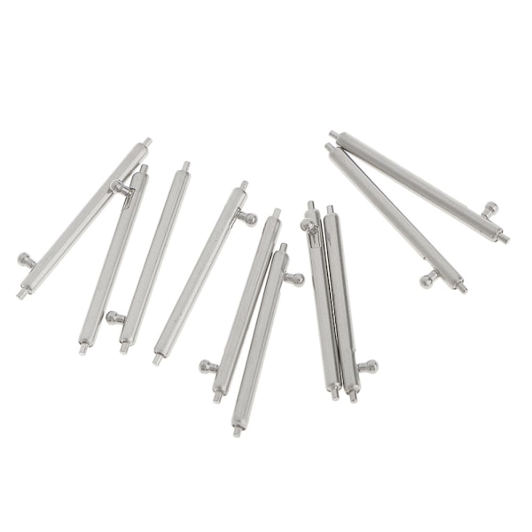 10st Snabbfäste Cylindrisk Tryckknapp Fjäderstift Klockor 19mm