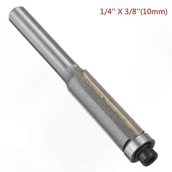 Hårdmetalspidsede fræsejern til planfræsning med 1/4\" skaft, 6/8/10/12 mm skærediameter 10mm