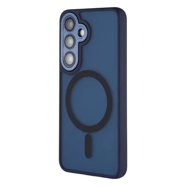 WANLONFENG Phone Case for Samsung Galaxy S26 Magnetic with Screen Protector Sapphire
