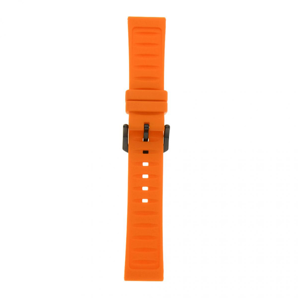 Premium Sport Orange Silikon Gummi Ersättningsarmband för Klocka
