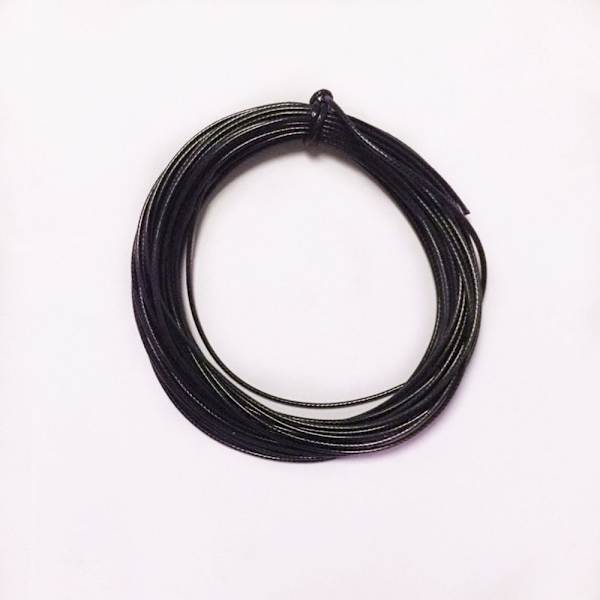 String Findings Vaxad Nylonsnöre Smyckestillbehör 2mm 10m Svart