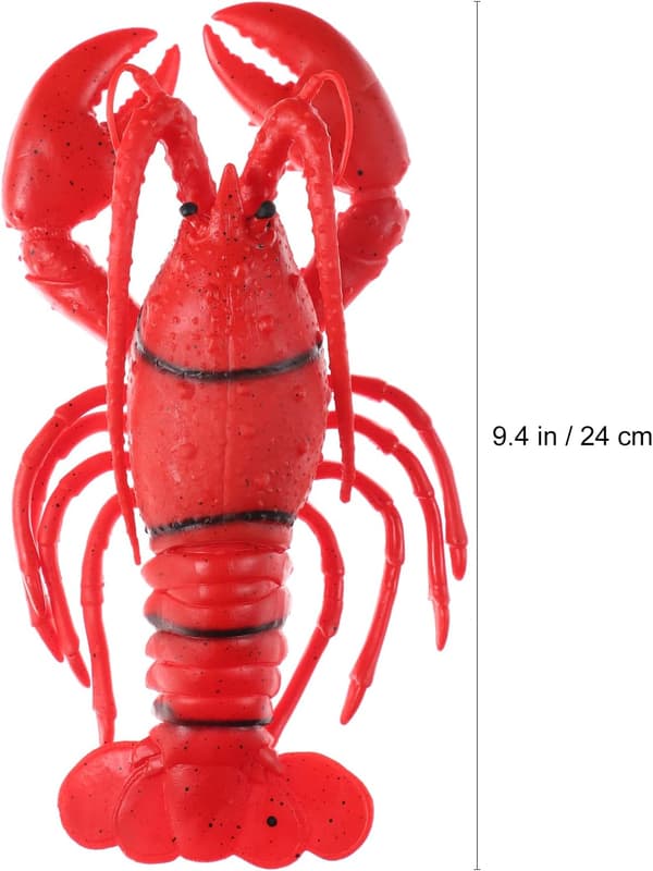 [RM]Toy Lobster Rubber, Lobster Shape Simulation Soft Rubber Model