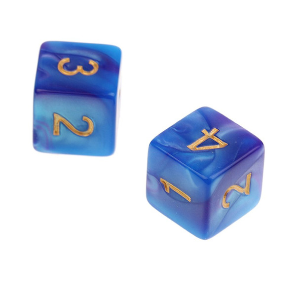 20 st tärningar 6-sidiga tärningar d6 för dungeons and dragons bordsspel