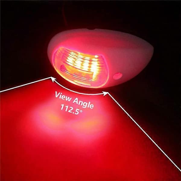 [RM]Navigationslys LED Båd Sidelampe Hvid