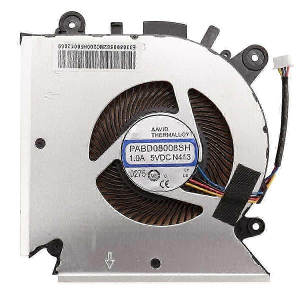CPU-køleventilator til MSI GF63 MS-16R1 MS-16R2 PABD08008SH N413 E322500300A