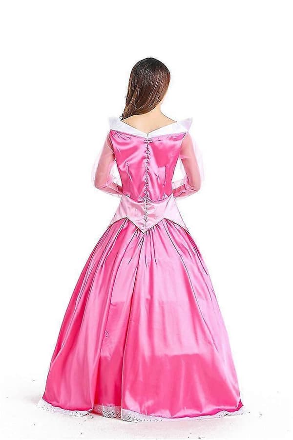 Halloween Prinsessklänning Sjöjungfru Törnrosa Prinsesskostym Vuxenkostym Törnrosa Prinsessklänning S