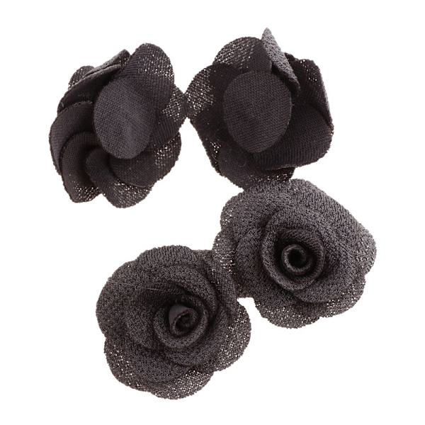20 st Silkros Blomhuvud Knopp DIY Hantverk Bröllopsdekor Grå