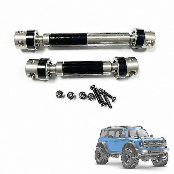 2 stk. CVD metall drivaksler for 1/18 RC Crawler oppgraderingsdeler tilbehør