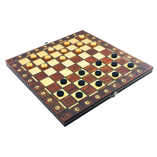 3 i 1 Schack Dam Backgammon Resebrädspel Leksaker för Vuxna