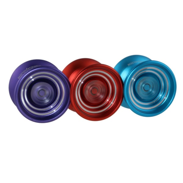 K7 Professionell Alloy YoYo Kullager Trickleksaker Blå